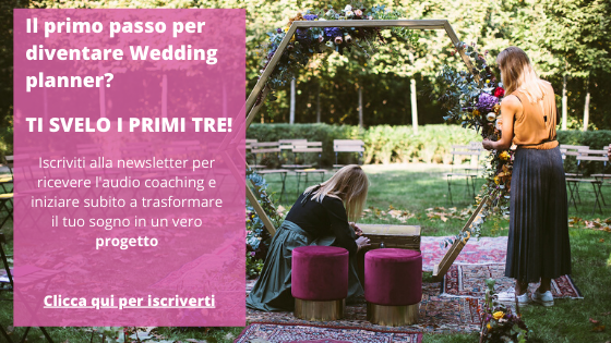 newsletter per imparare come diventare wedding planner